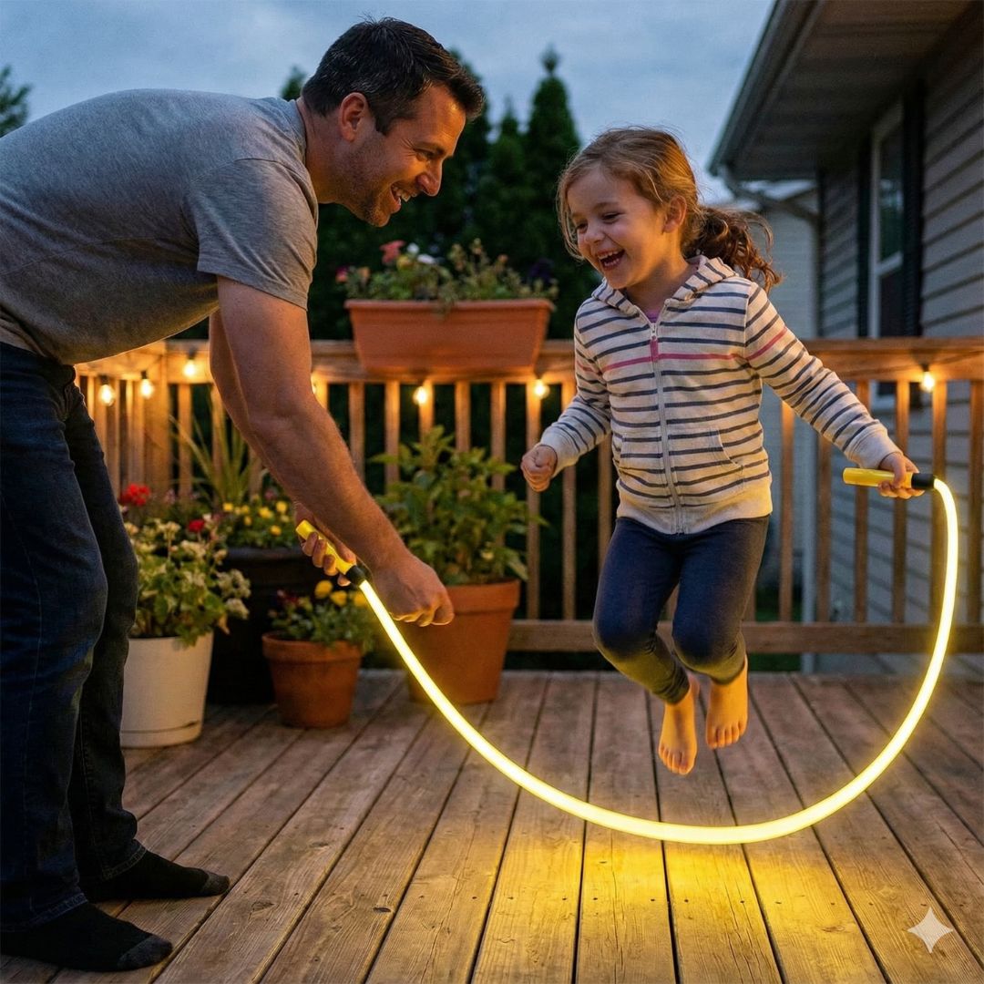 Leuchtendes LED Springseil