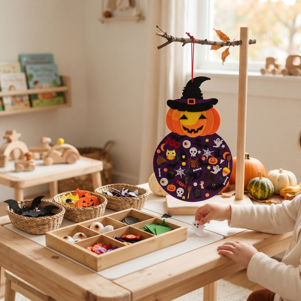 GruselZauber - DIY Halloween Filz-Hexe