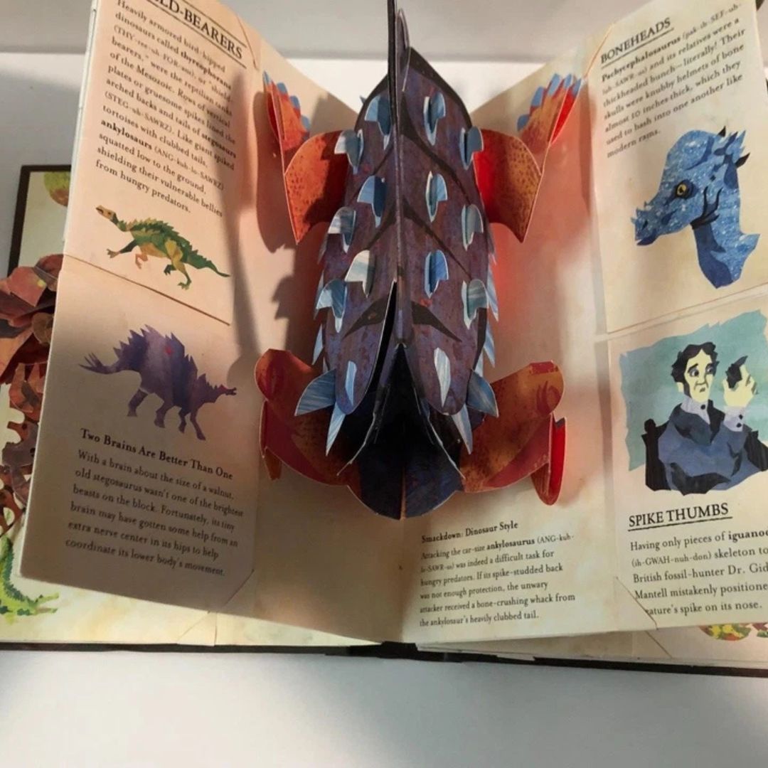 3D Dinosaurier Pop-Up Buch