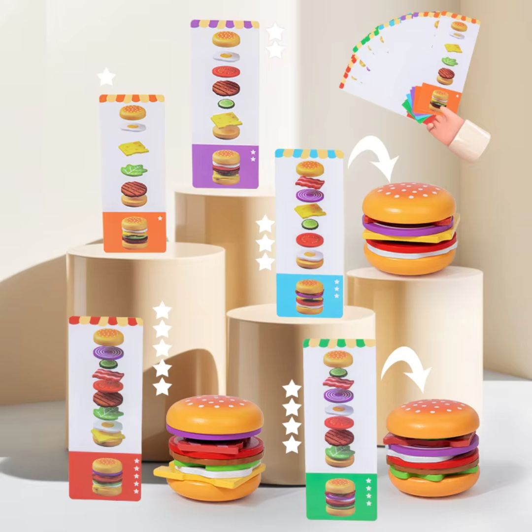 BurgerSpaß - Holz-Stapelspiel
