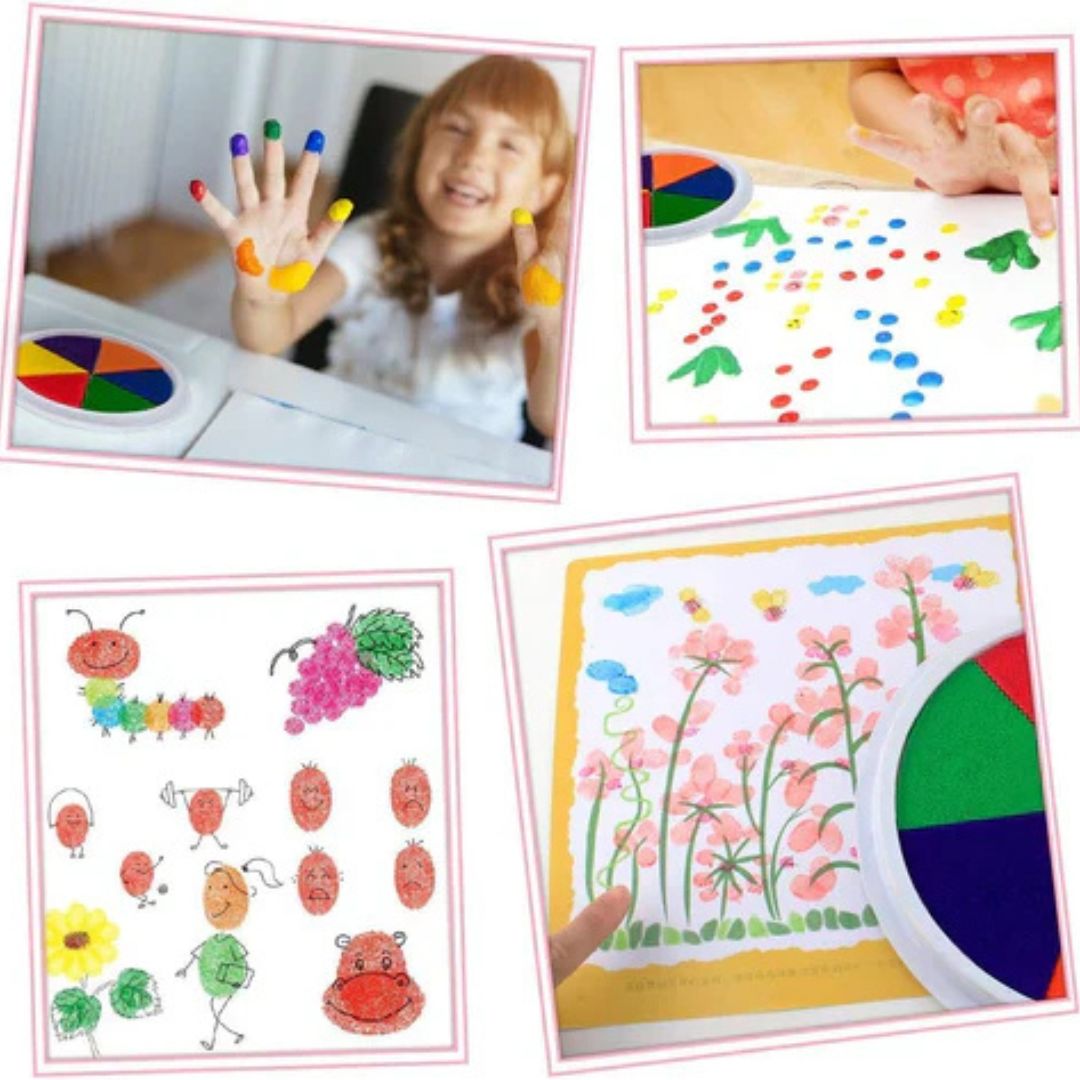 Kreatives Fingerfarben Set