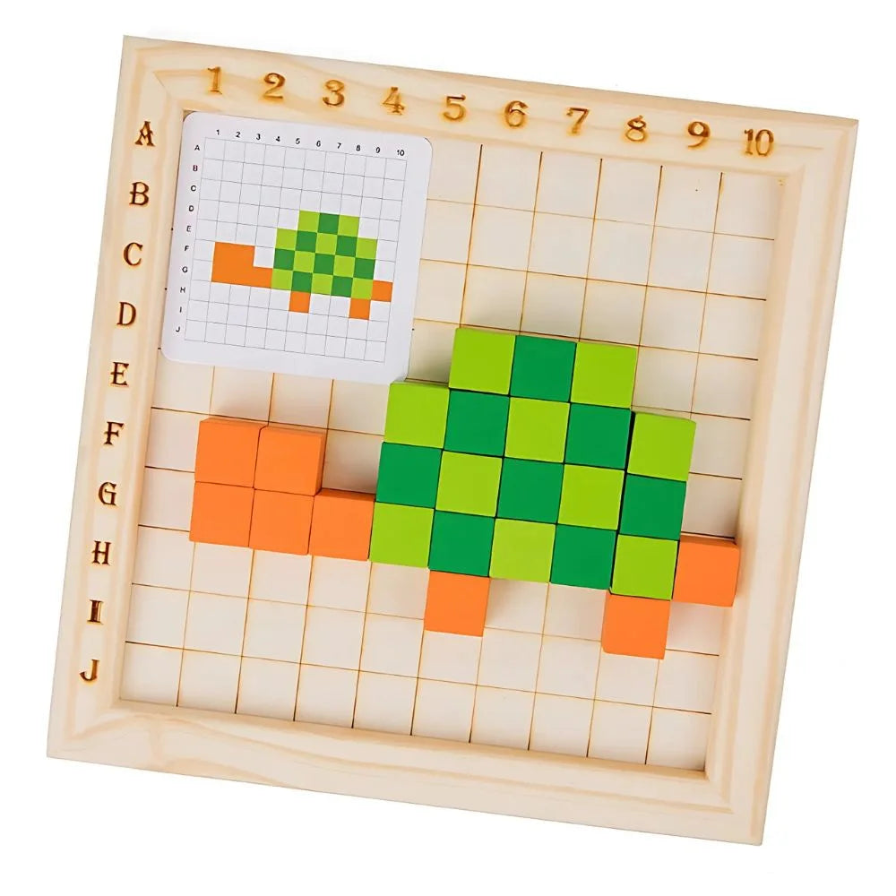 Montessori Farben Baukasten Spiel
