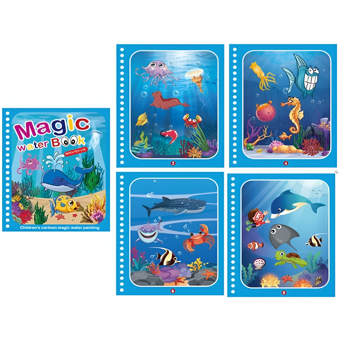Kinder Zauber Malbuch