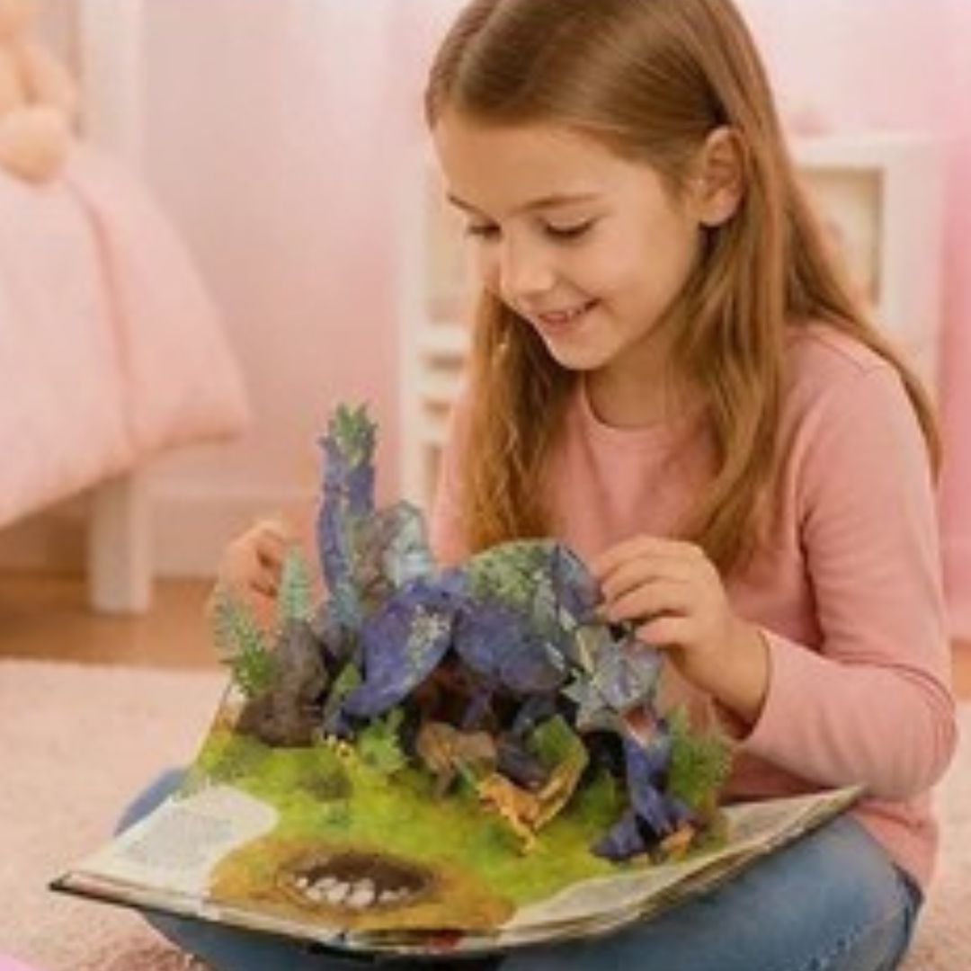 3D Dinosaurier Pop-Up Buch