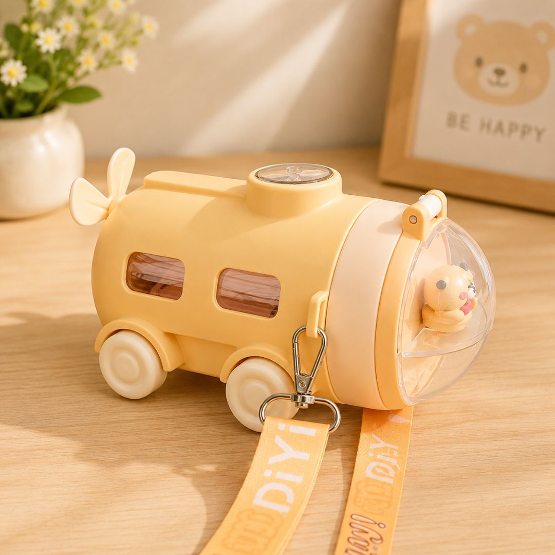 Schiebbare 500 ml Kinder Trinkflasche im Fahrzeugdesign