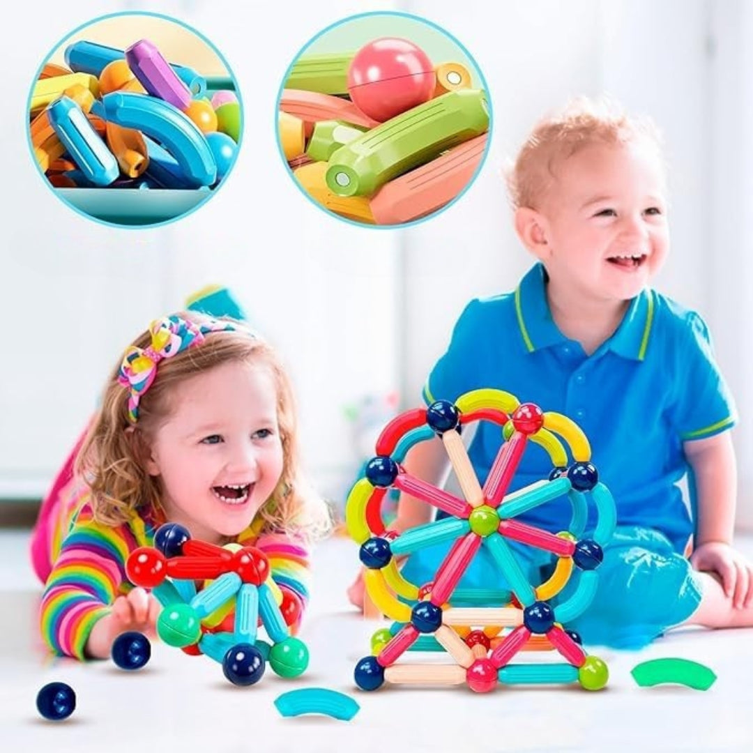 Magnetbausteie für kleine Baumeister