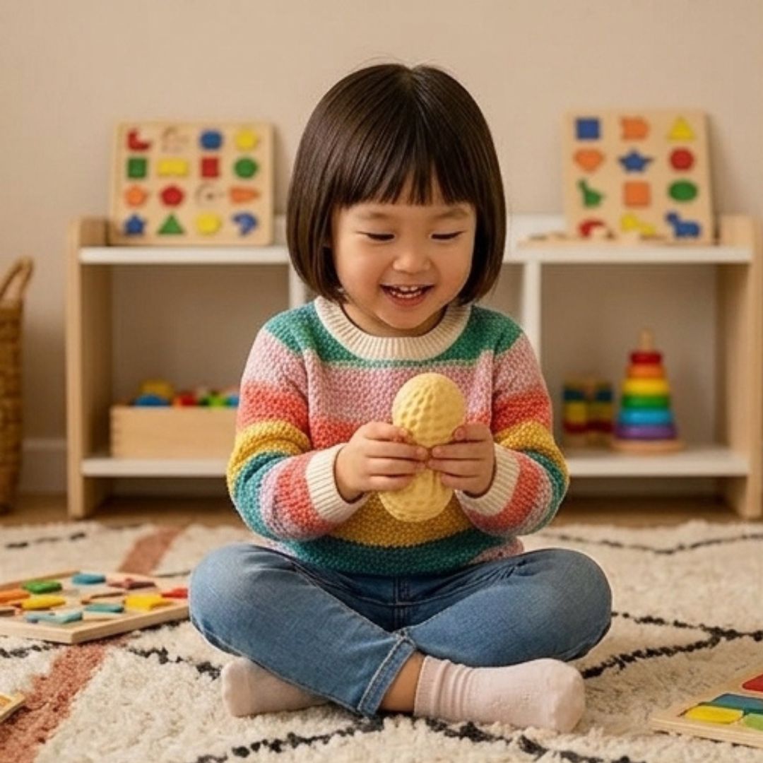 PeanutPop - Knautschiges Sensorik-Spielzeug