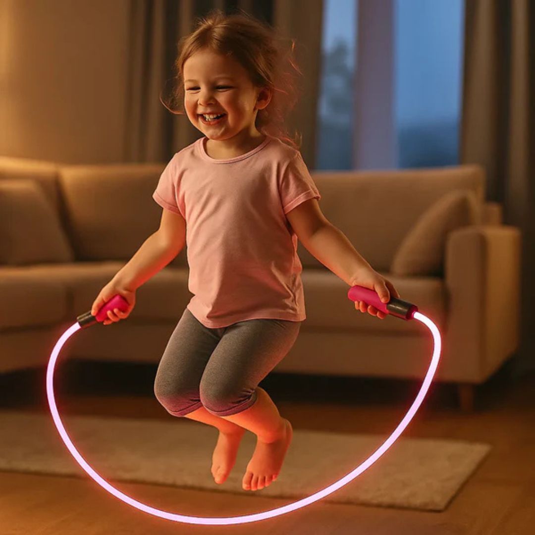 Leuchtendes LED Springseil