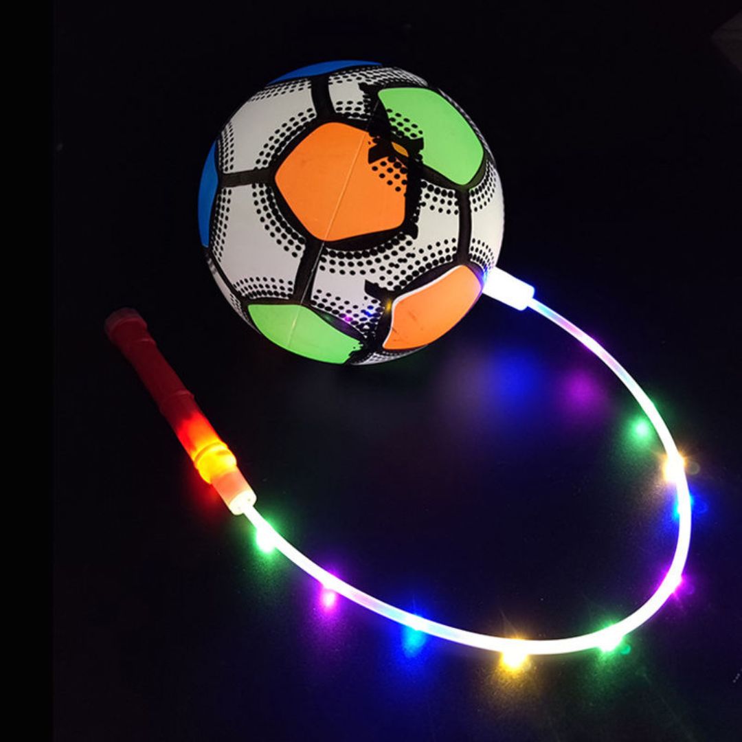 FlashBall - LED Springball mit Schnur