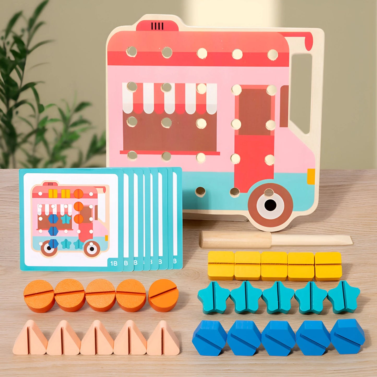 Montessori Bären Farbplatte
