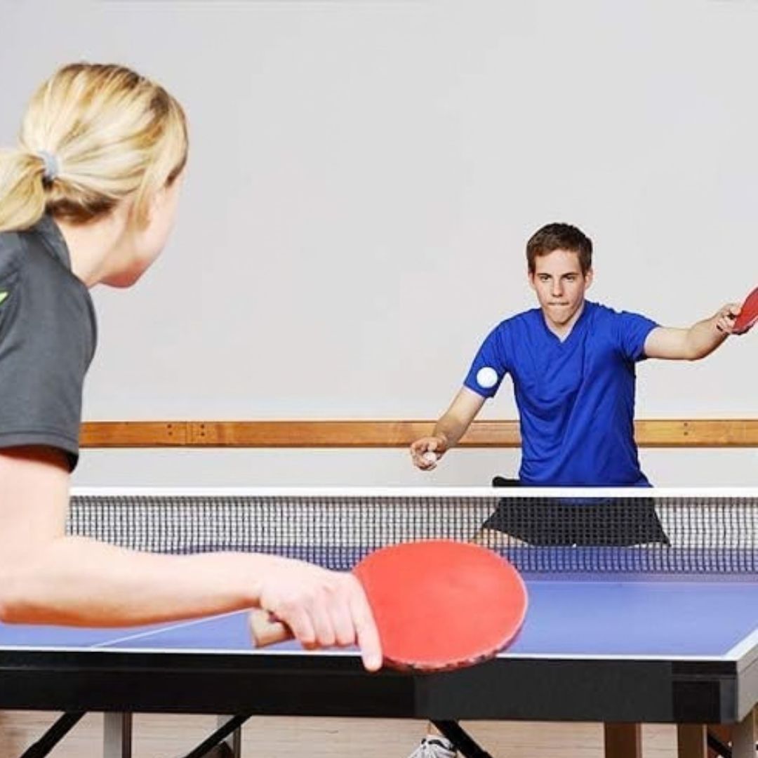 PongSpaß - Tragbares Ausziehbares Netz-Set
