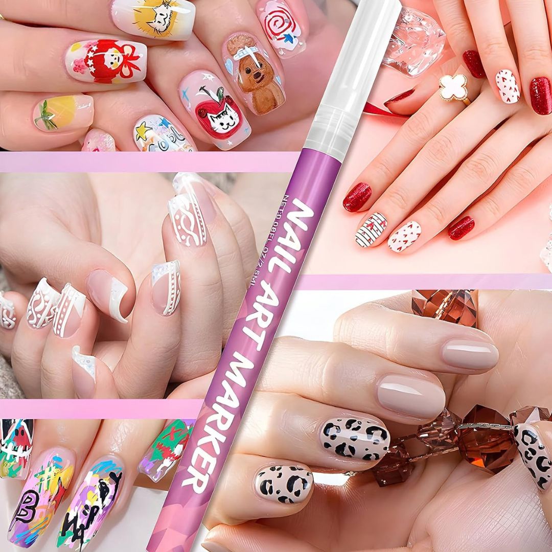 NagelKunst - 12-Farben Nagel-Art-Stifte-Set