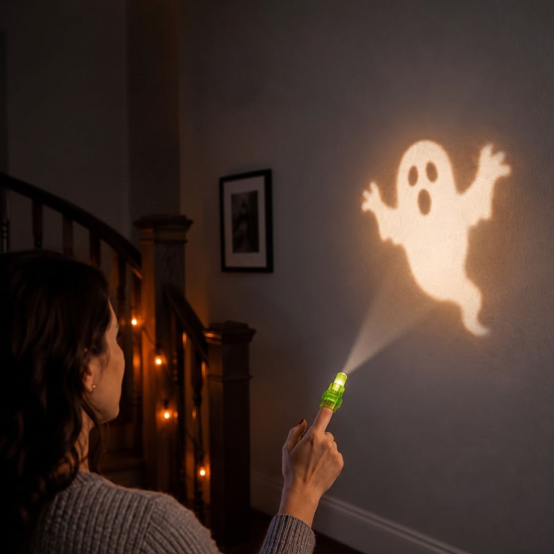 SpookyBeam - Gruseliger Finger-Projektor für Halloween
