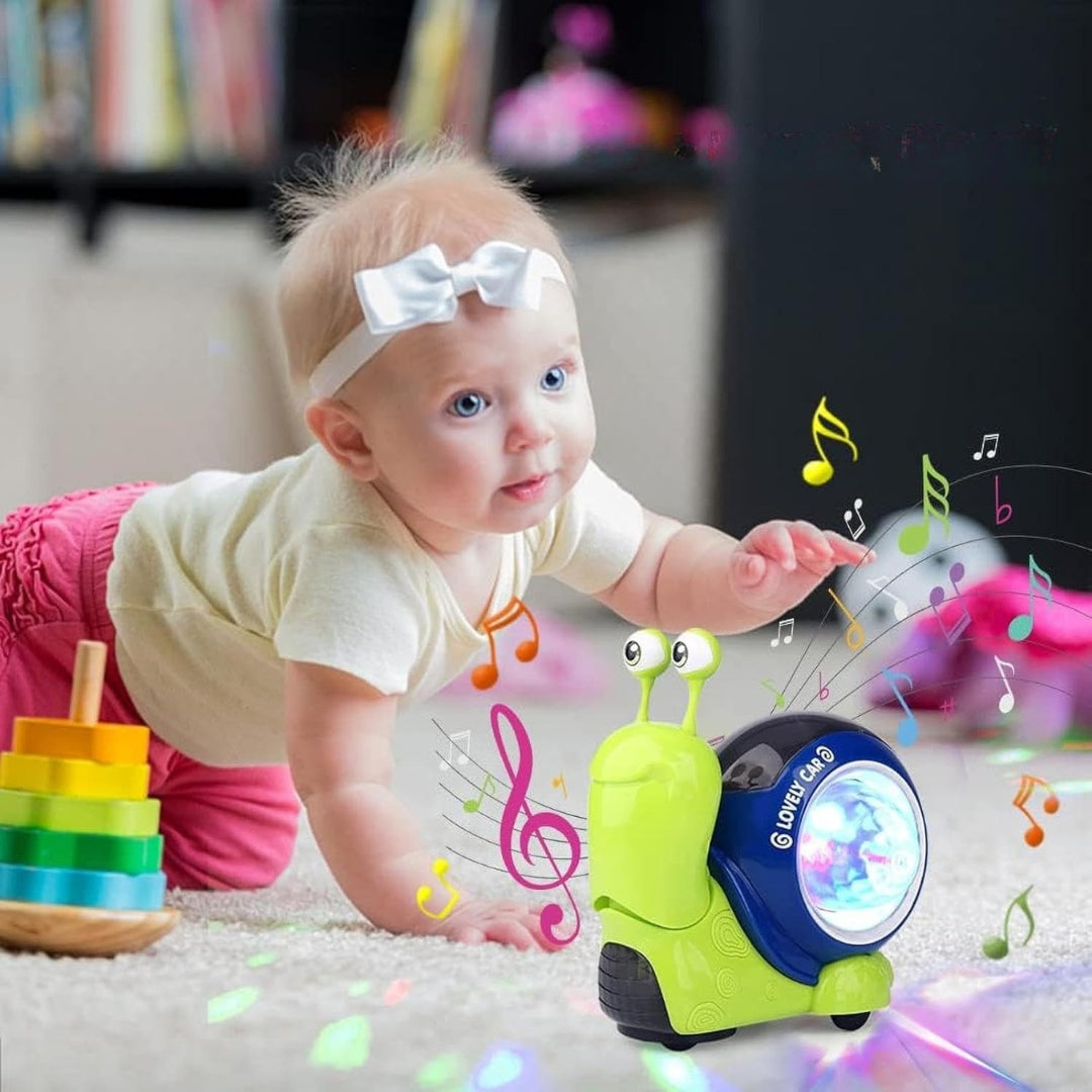 LeuchtSchnecke – Musikalisches Spielzeug mit Licht & Bewegung