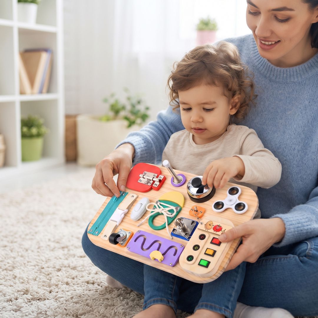 SinnesBrett - Montessori Aktivitätstafel