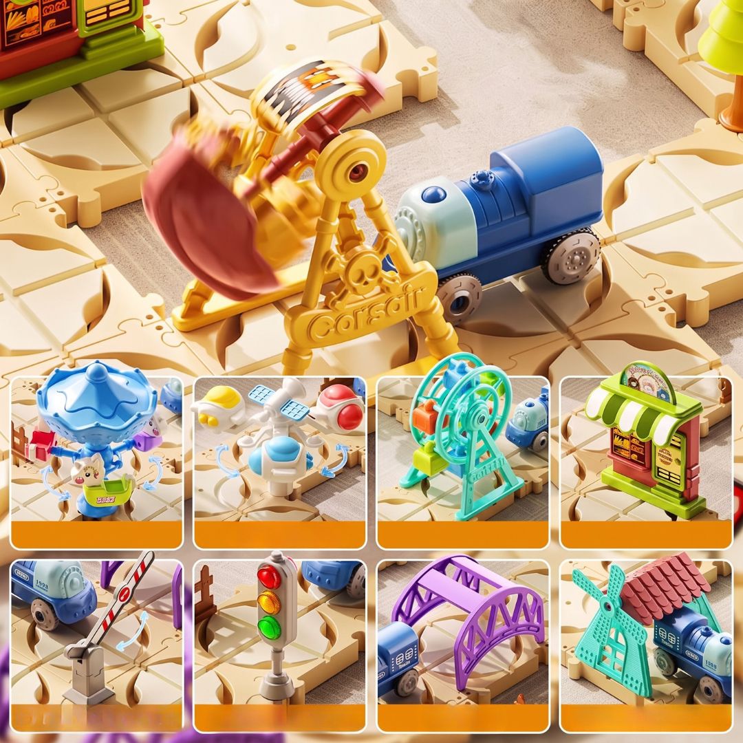 WonderRails - Baue deinen eigenen Freizeitpark mit Eisenbahn
