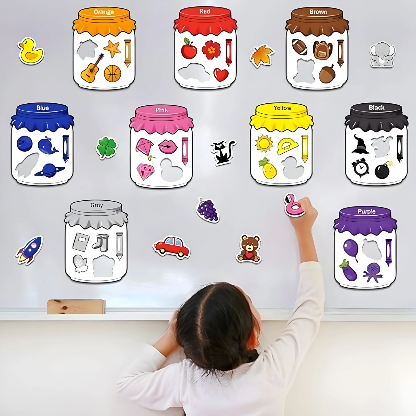 ColorMatch - Magnetisches Sortierspiel für Kinder