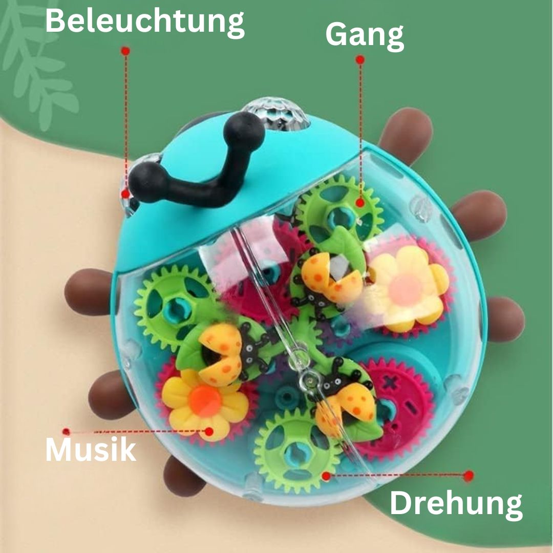 KäferMobil – Motorik-Lernspielzeug mit Licht & Musik