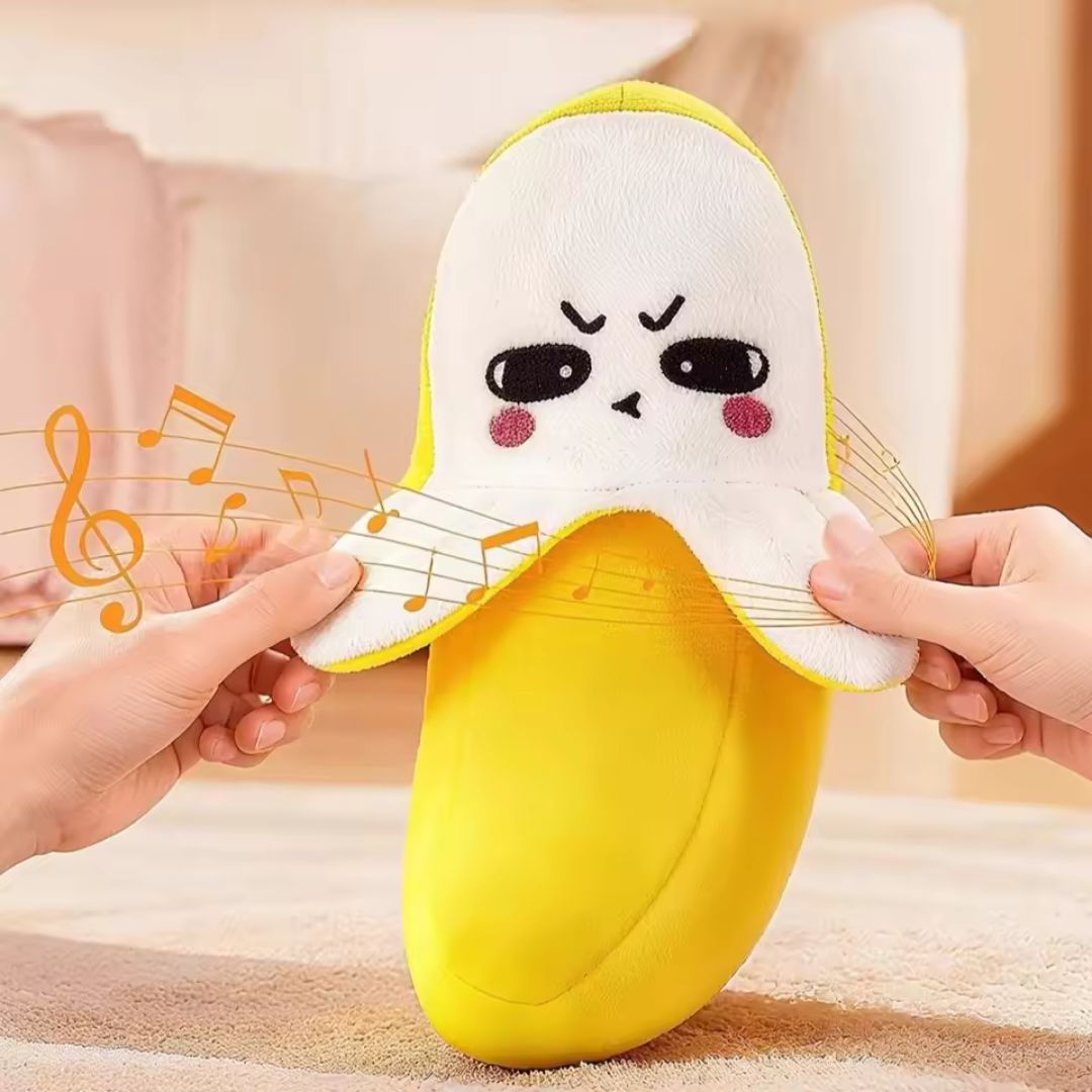 Bananenspielzeug mit Musik durch Berührung