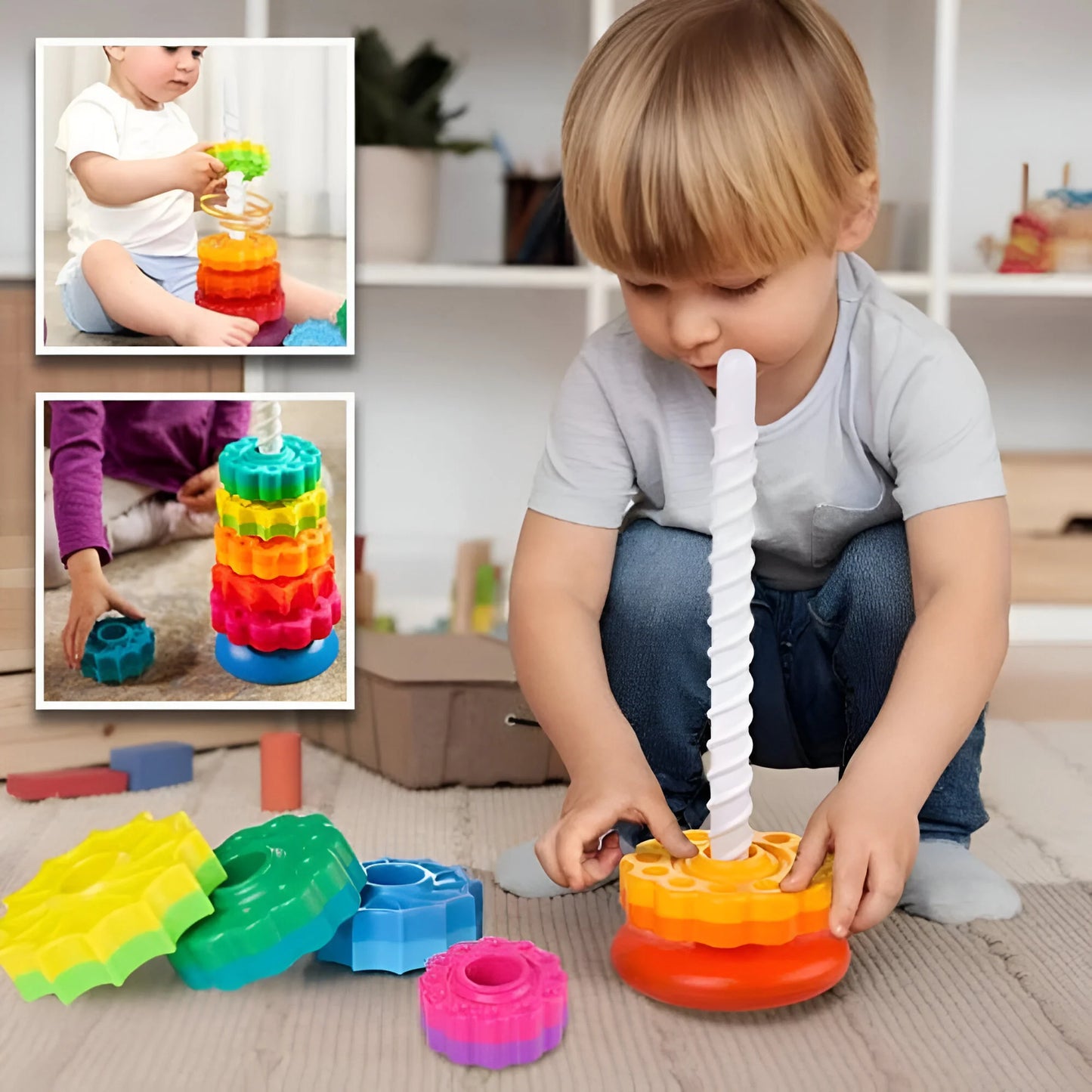 Regenbogen Turm für Kinder
