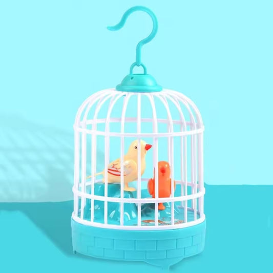 PlauderVogel – Sprechender Vogel im Spielkäfig für Kinder