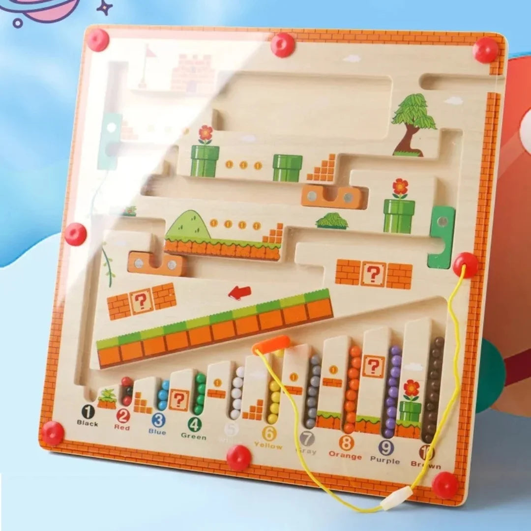 MagnaMaze – Holzlabyrinth-Spiel für Kinder