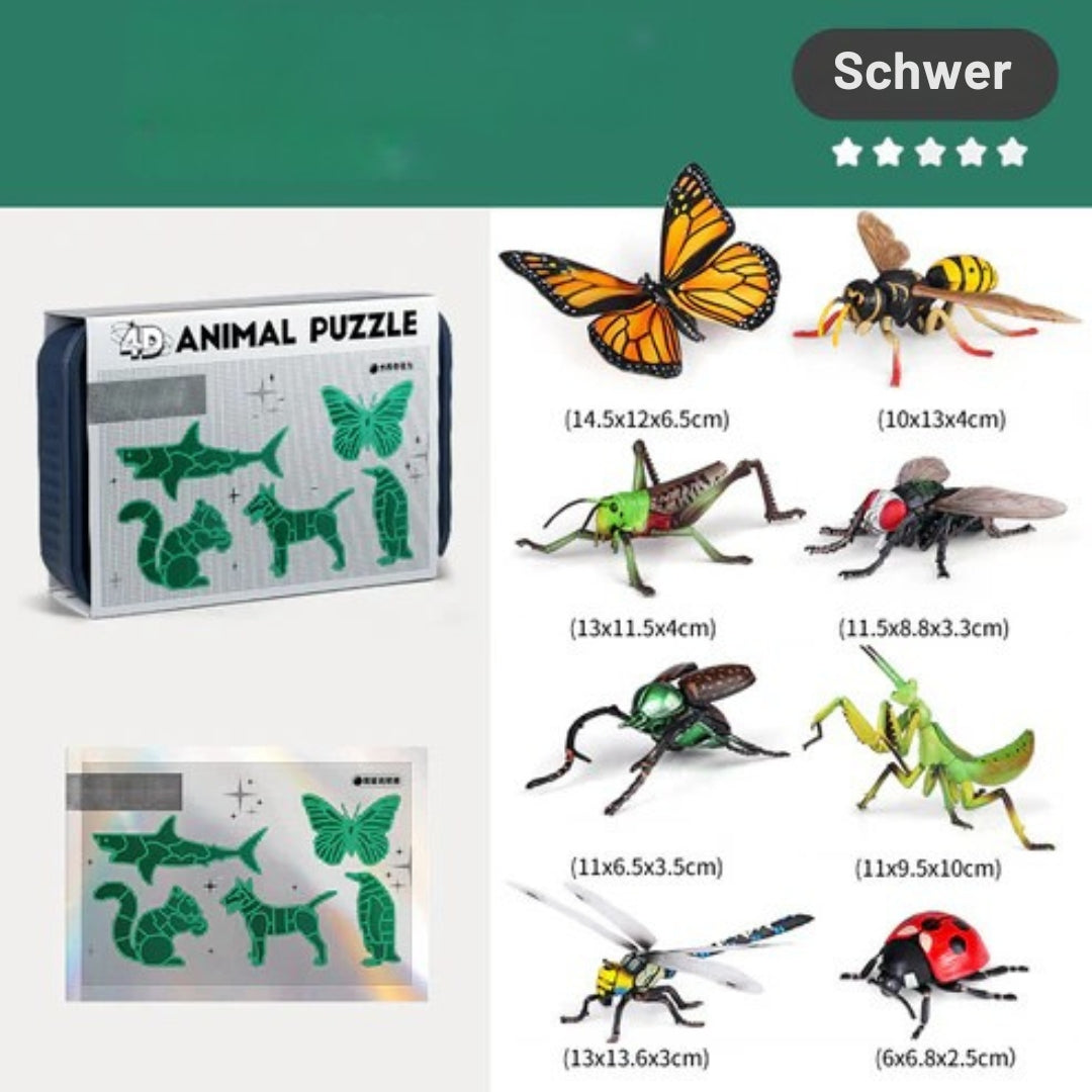 Insekten & Tier Bau Set für Kinder