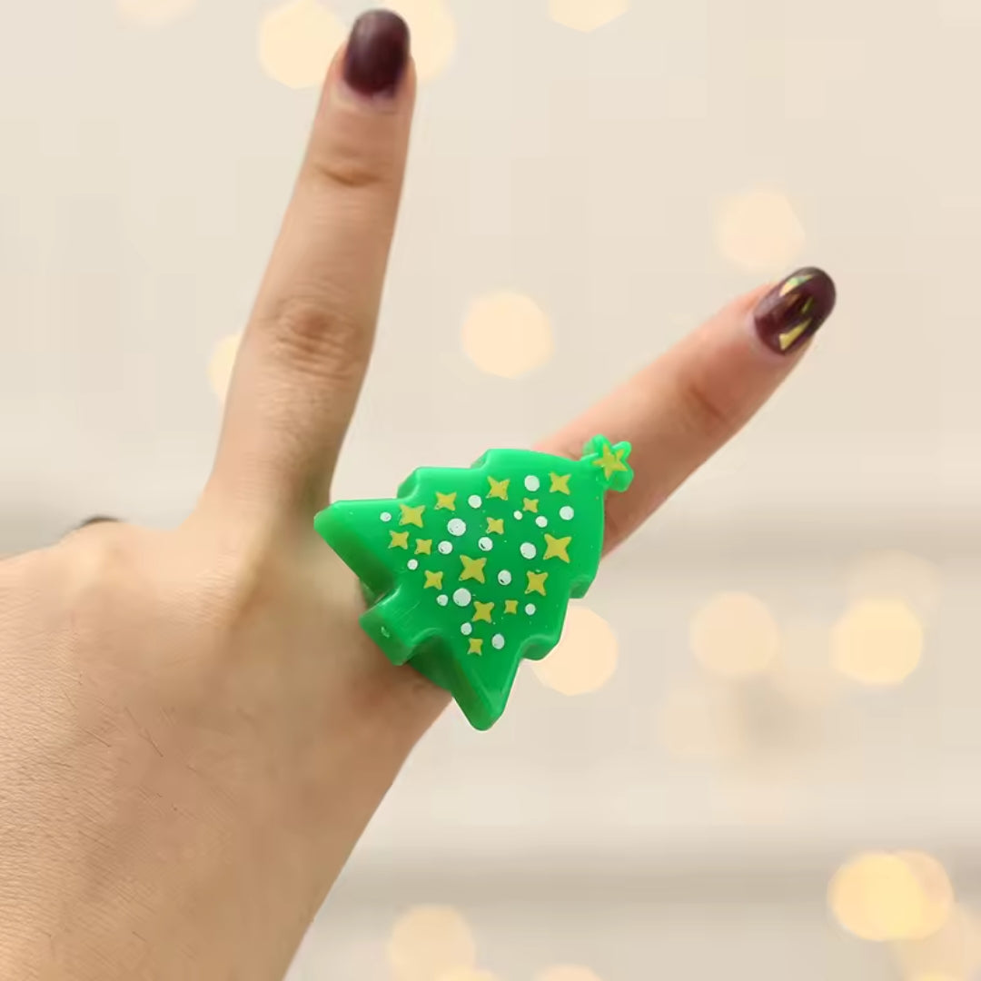 Leuchtende Weihnachts-Ringe