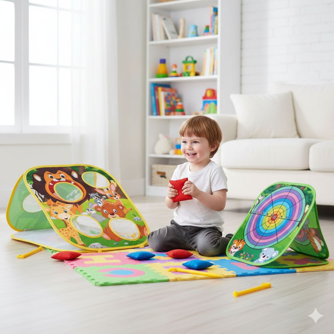 Tierisches Wurfabenteuer - Bewegendes Lernspiel