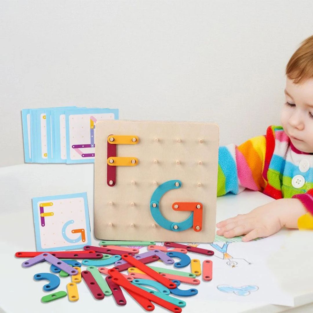 Kreatives Montessori Steckspiel für Kinder