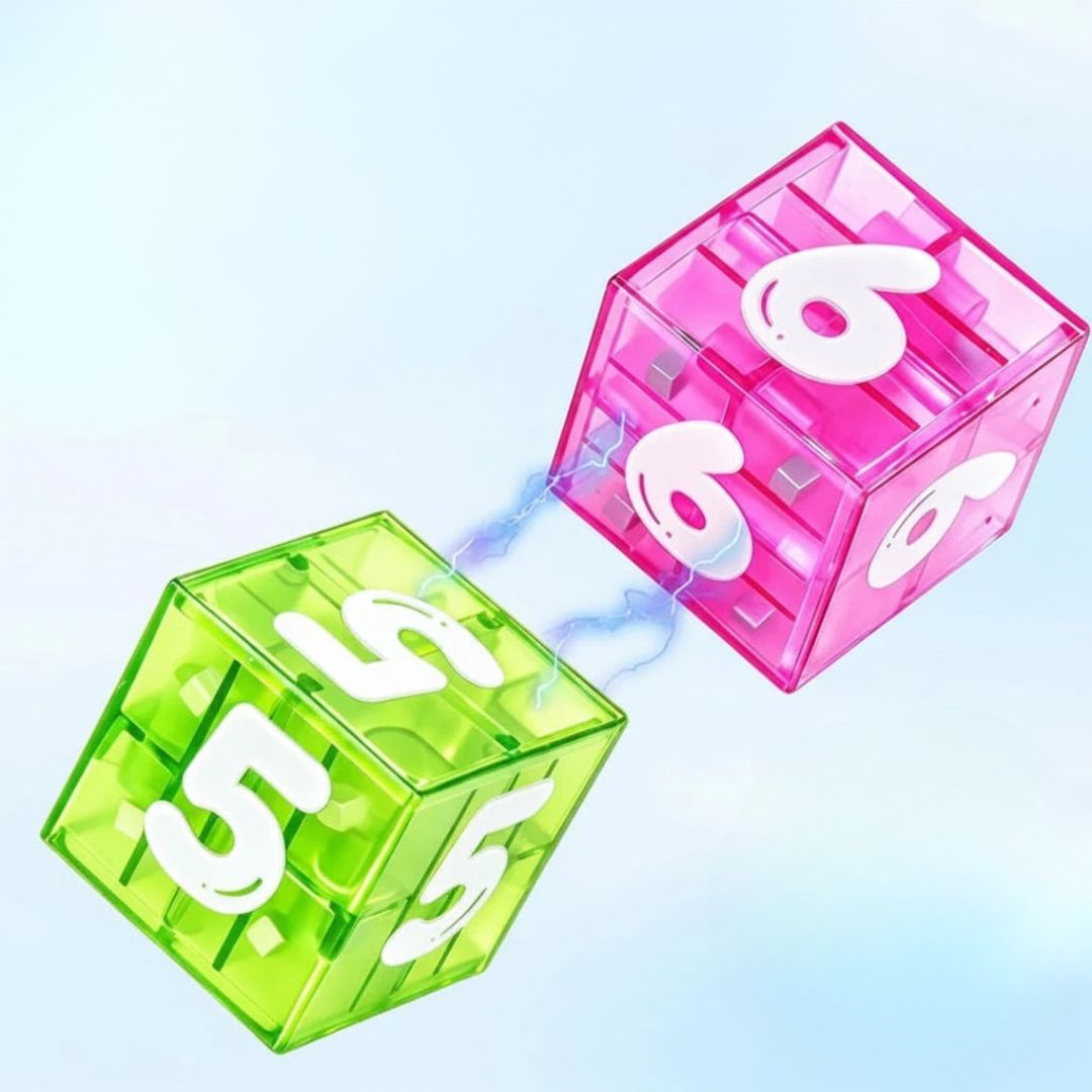 LernWürfel - Magnetisches Buchstaben- und Zahlen-Lernset