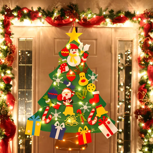 Montessori Filz Weihnachtsbaum