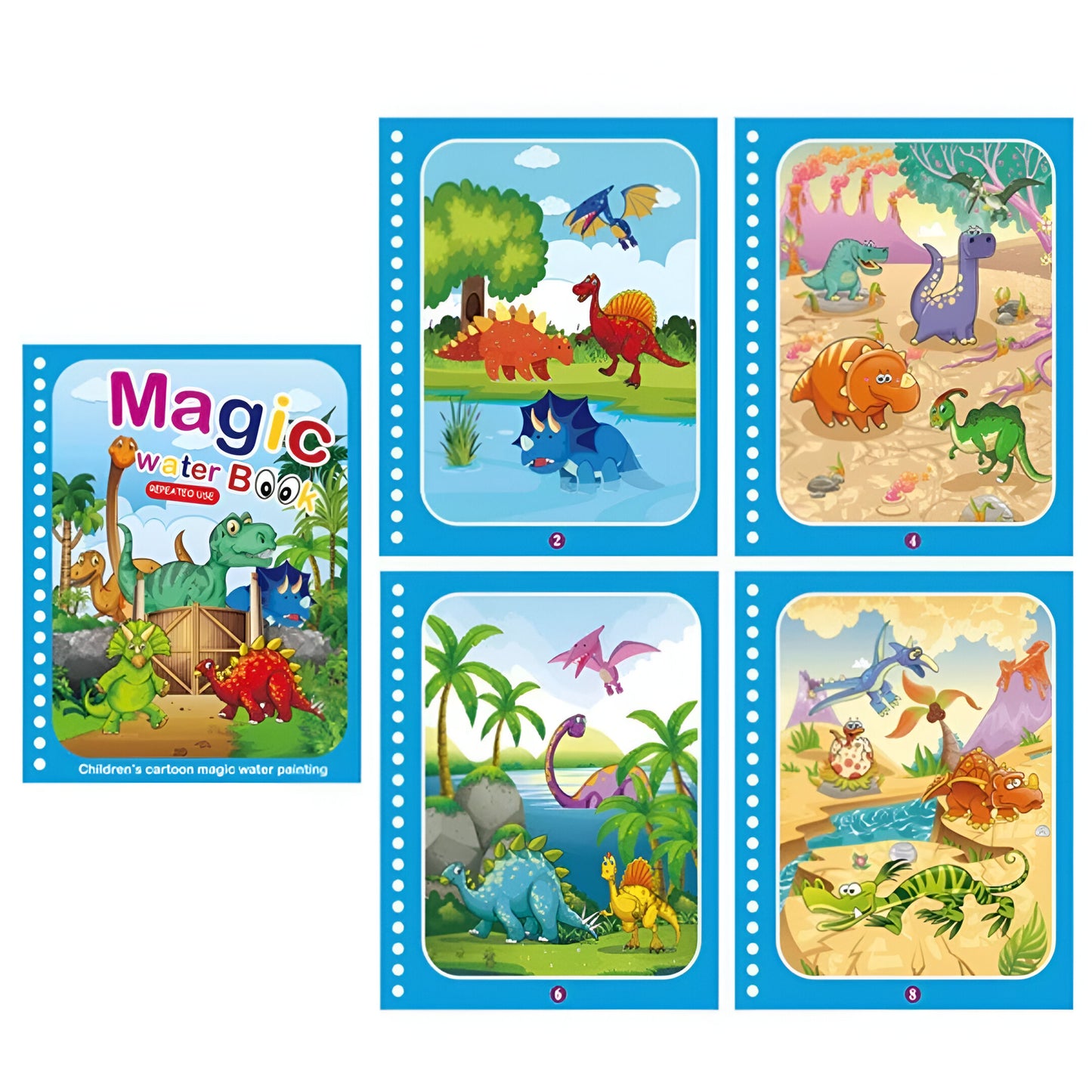 Kinder Zauber Malbuch