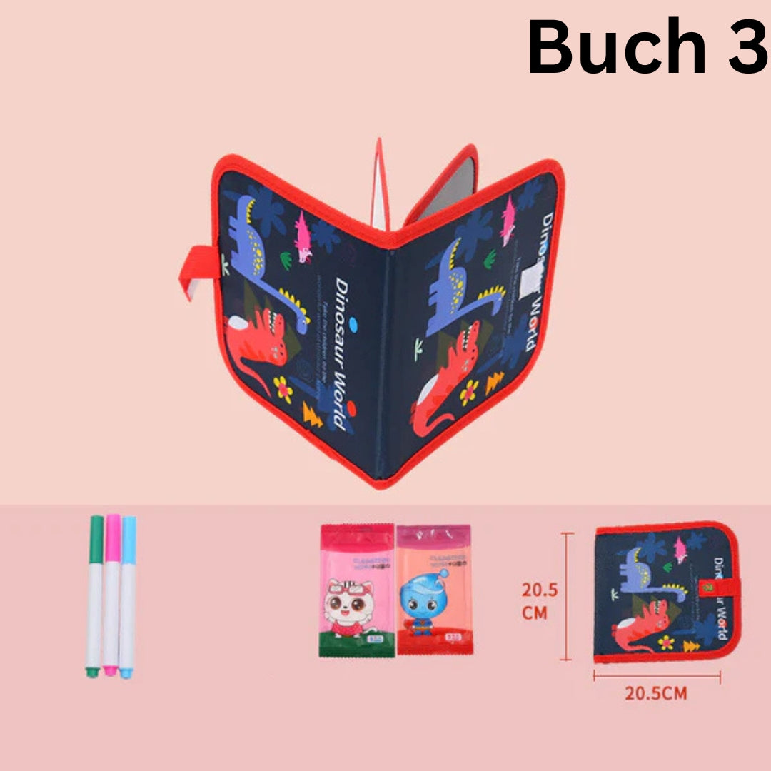 Wiederverwendbares Malbuch für Kinder