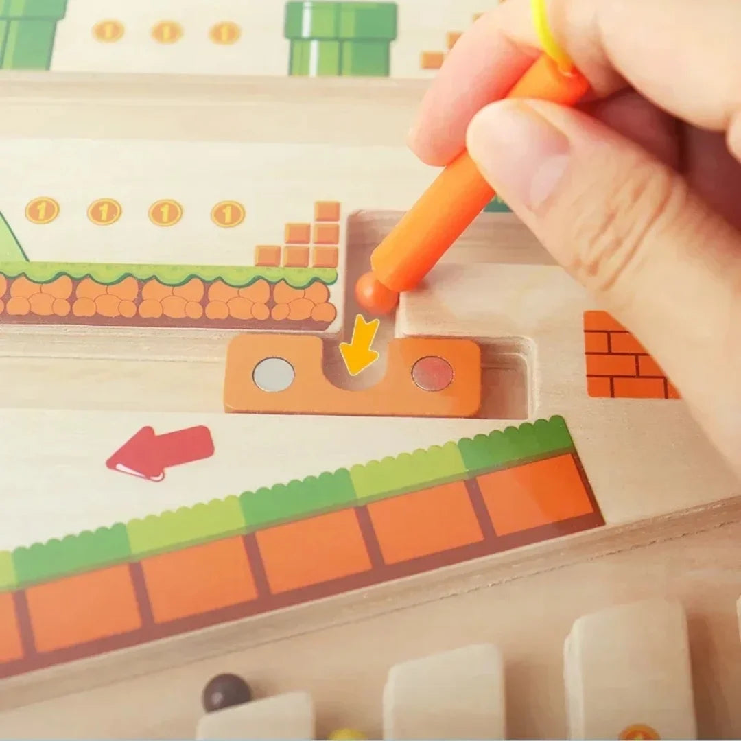 MagnaMaze – Holzlabyrinth-Spiel für Kinder