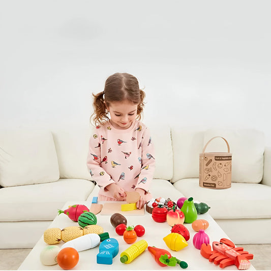 Slice & Learn - Montessori-Holzspielzeug
