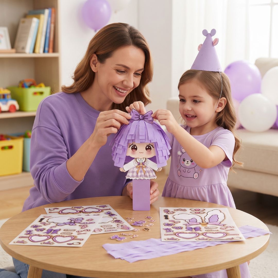 LittleStylist - Klebe-Frisuren-Set zum Selbermachen