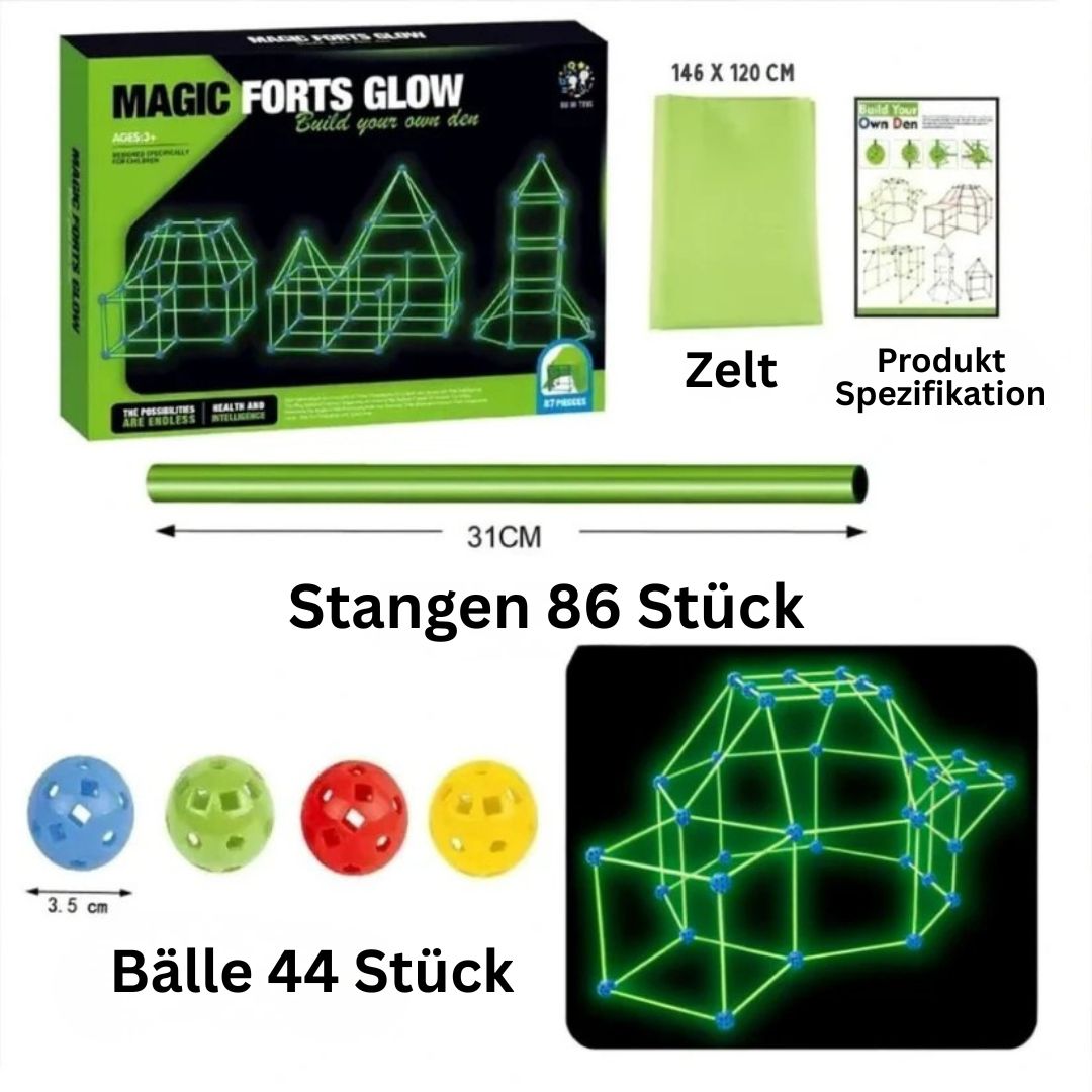 LumiFort - Das leuchtende Abenteuerzelt