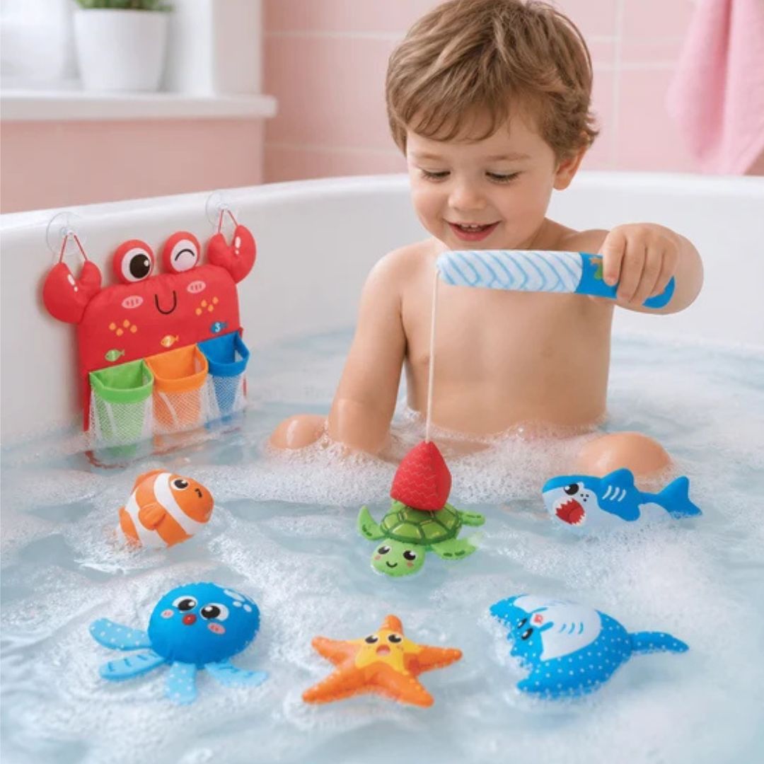 AngelSpaß - Magnetisches Angelspiel für die Badewanne