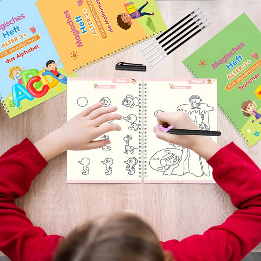 Kalligraphie-Bücher 4er Set