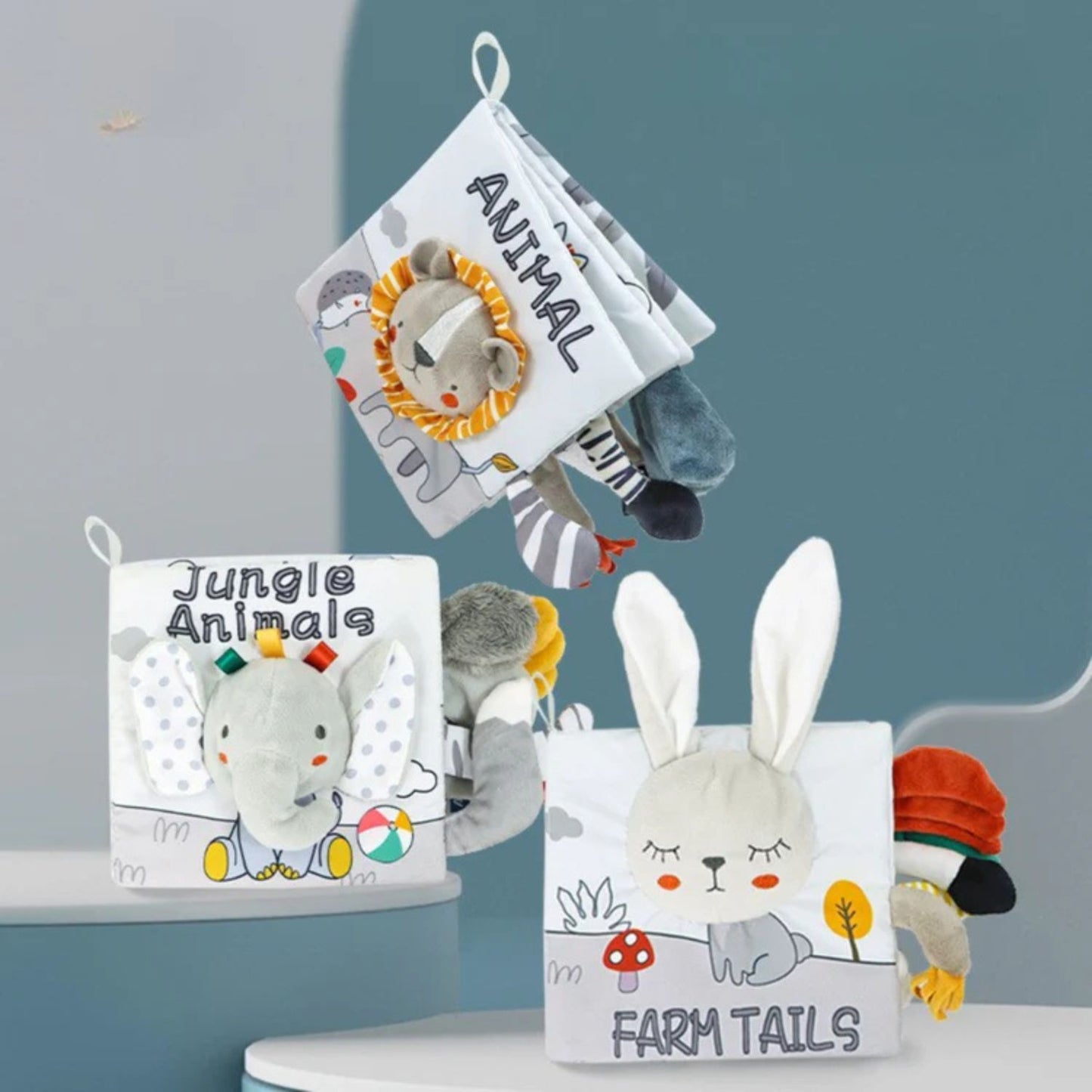 FühlBuch – Weiches Entdeckerspielbuch mit Sensorik für Kinder