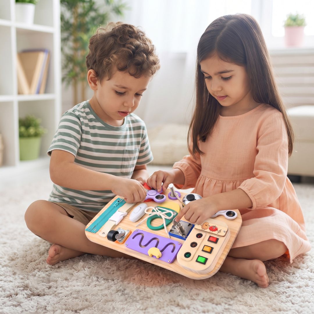 SinnesBrett - Montessori Aktivitätstafel