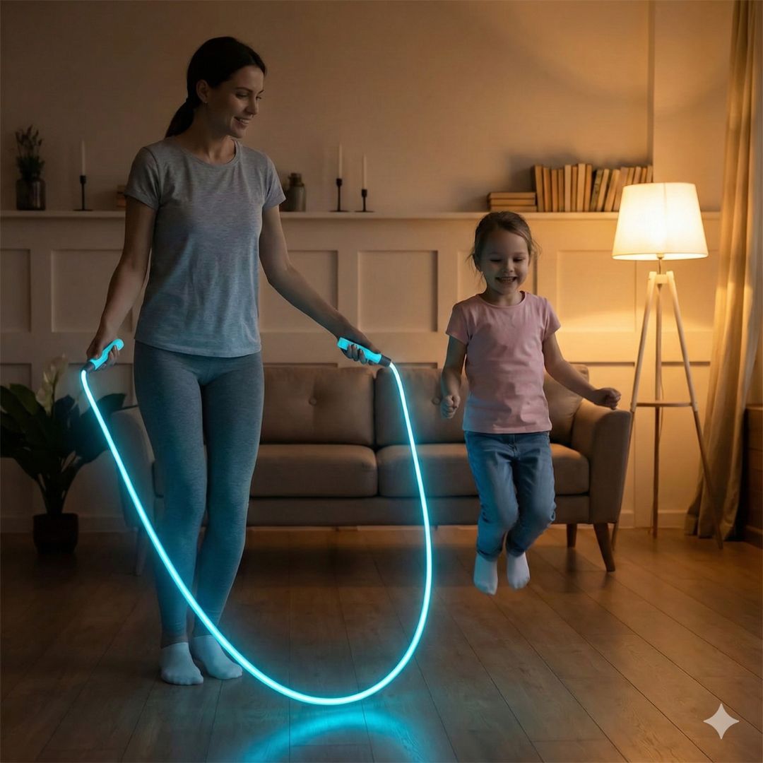 Leuchtendes LED Springseil