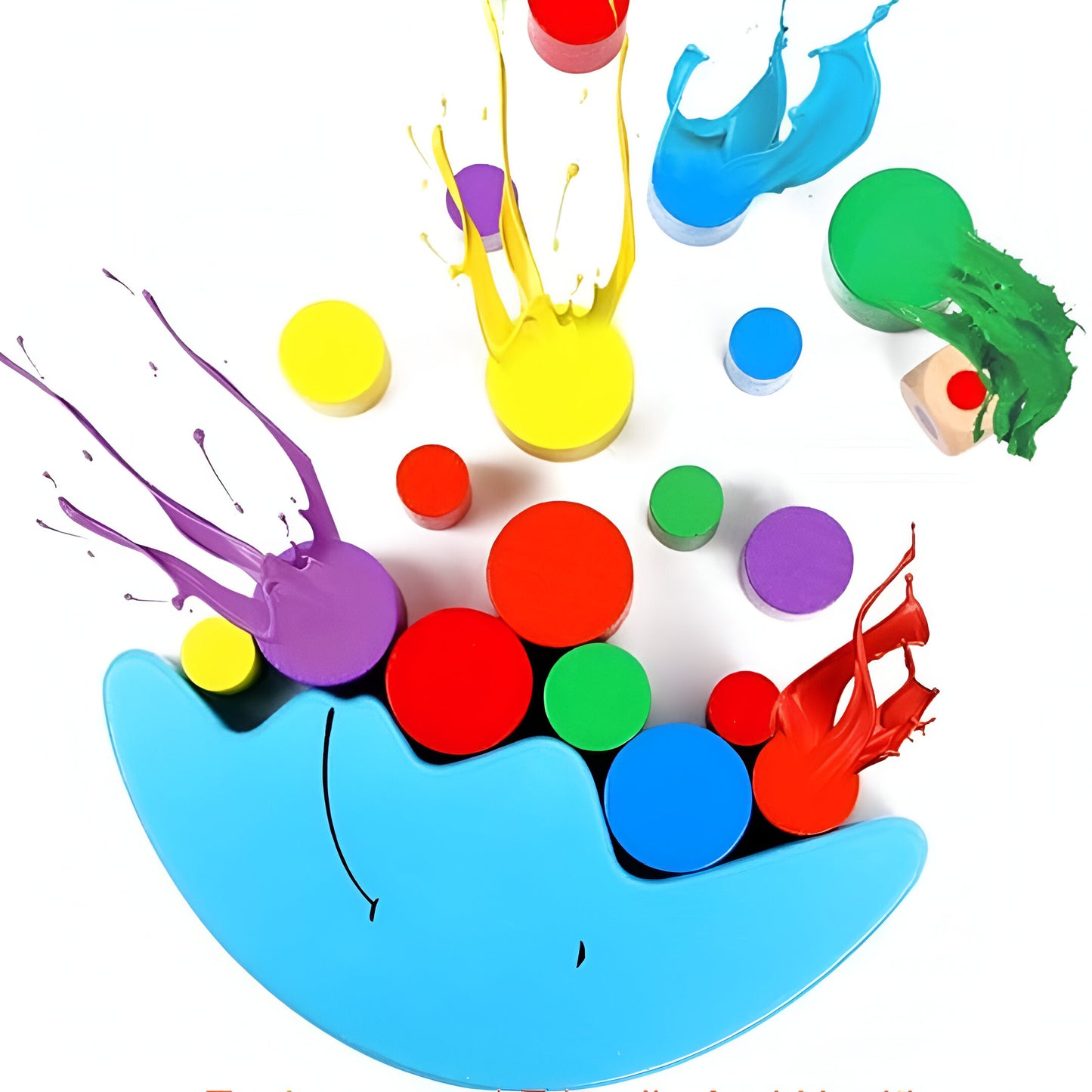 Buntes Farb-Stapel-Spielzeug