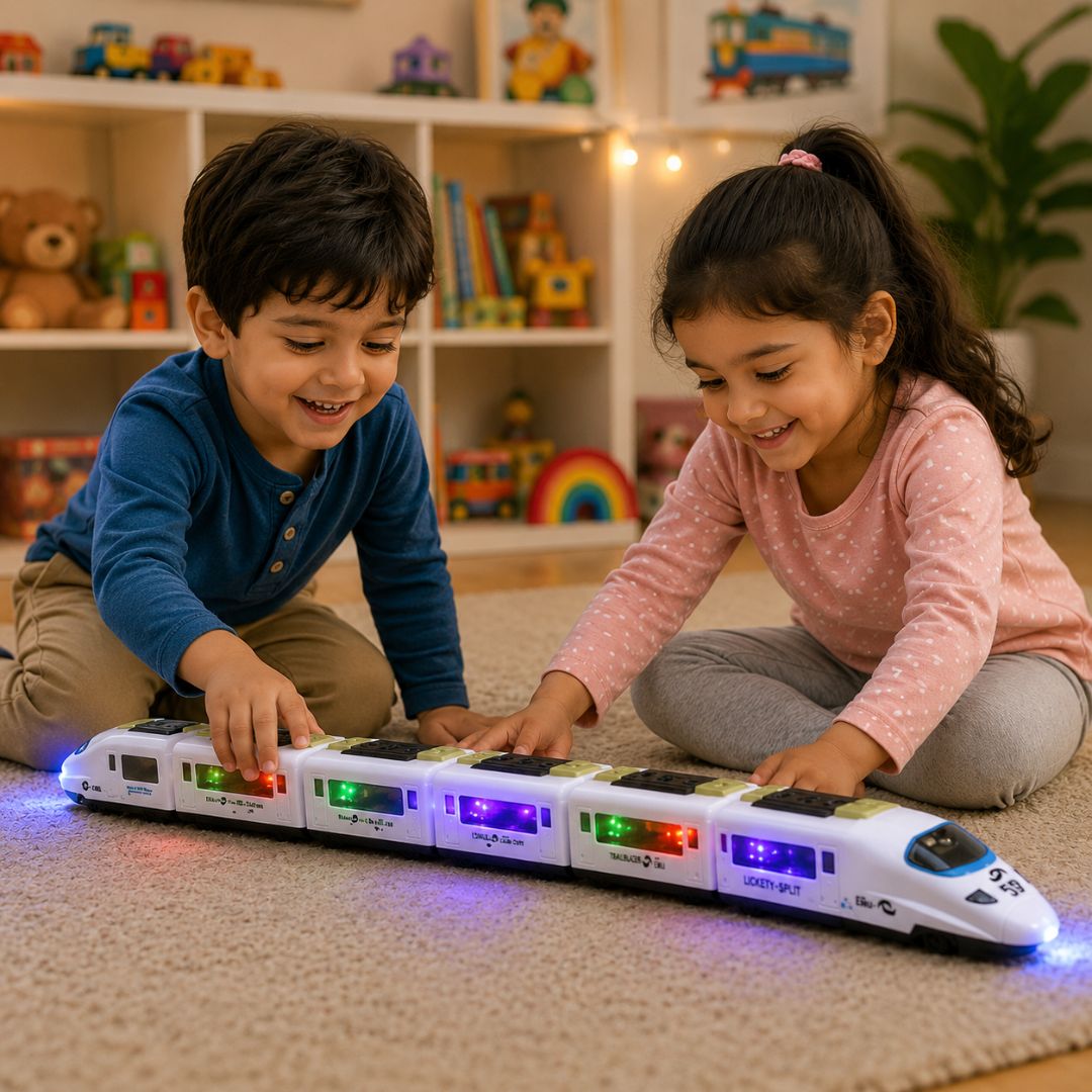 LeuchtZug - Selbstfahrender & leuchtender Zug für Kinder