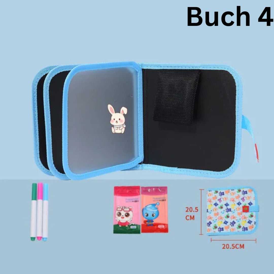 Wiederverwendbares Malbuch für Kinder