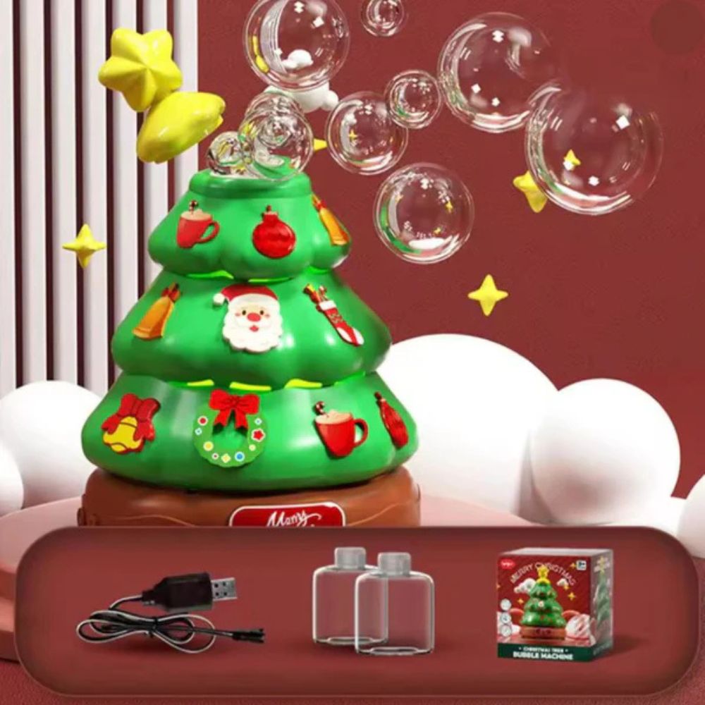 Musikalischer Seifenblasen Weihnachtsbaum