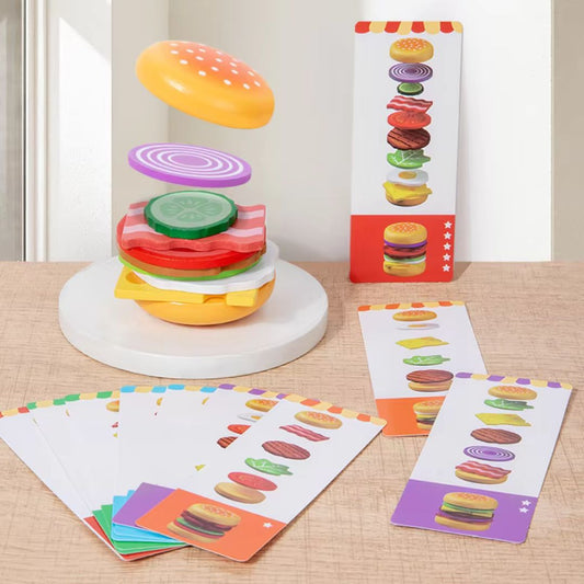 BurgerSpaß - Holz-Stapelspiel