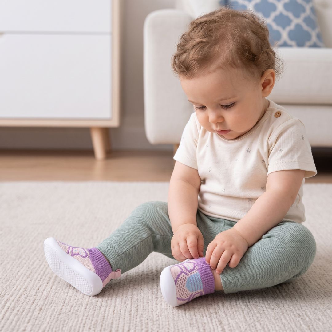 TinySteps - Rutschfeste Baby-Socken-Schuhe