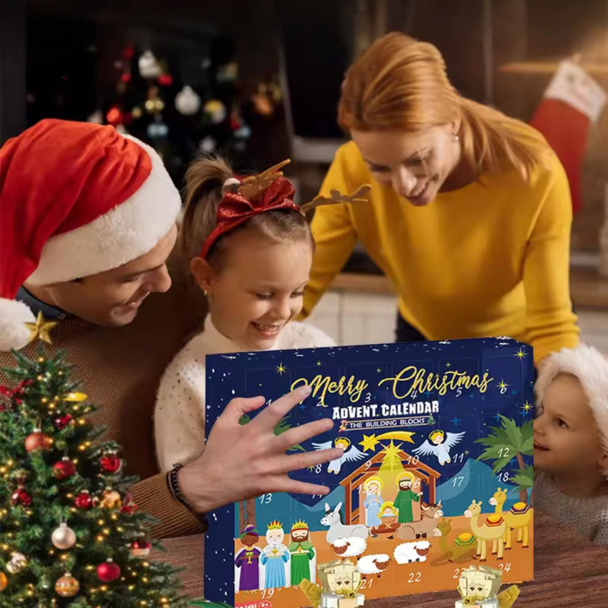 MerryBlocks - Weihnachts-Baukasten Adventskalender